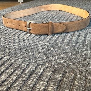 Suitsupply Suede Tan Belt 85” Worn 2x